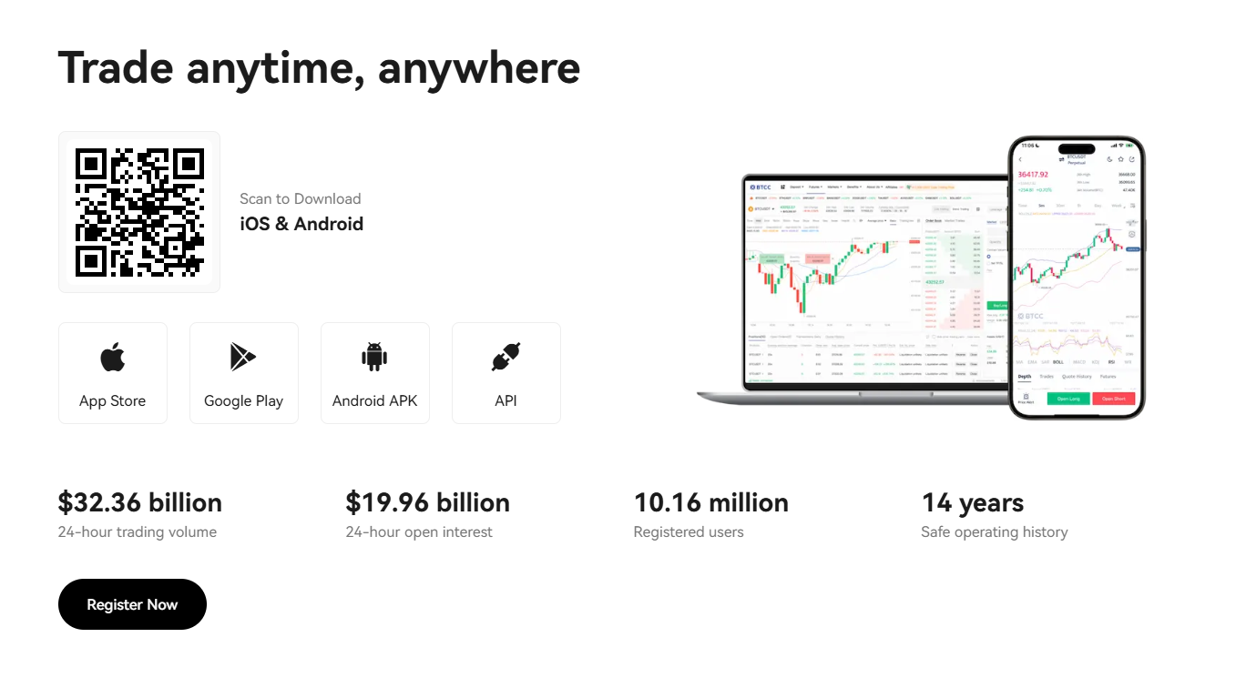 BTCC Mobile App Interface